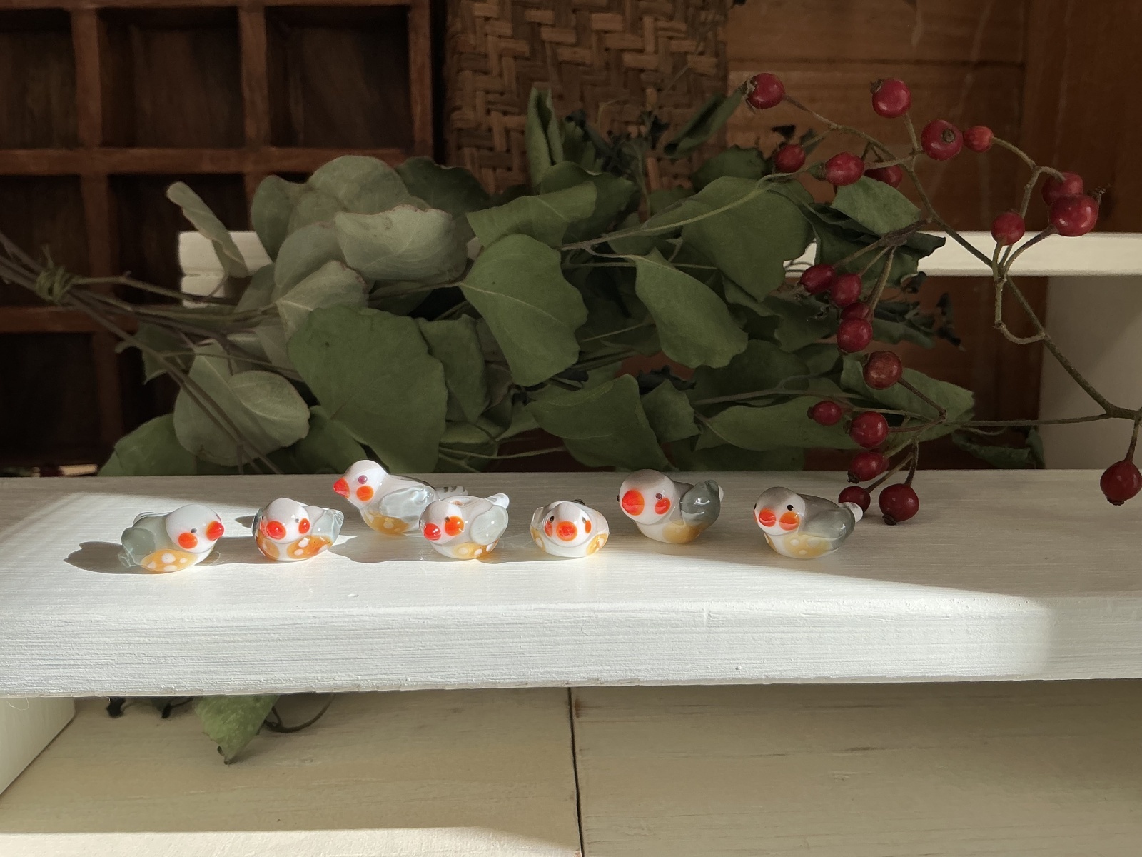 キンカチョウのビーズ